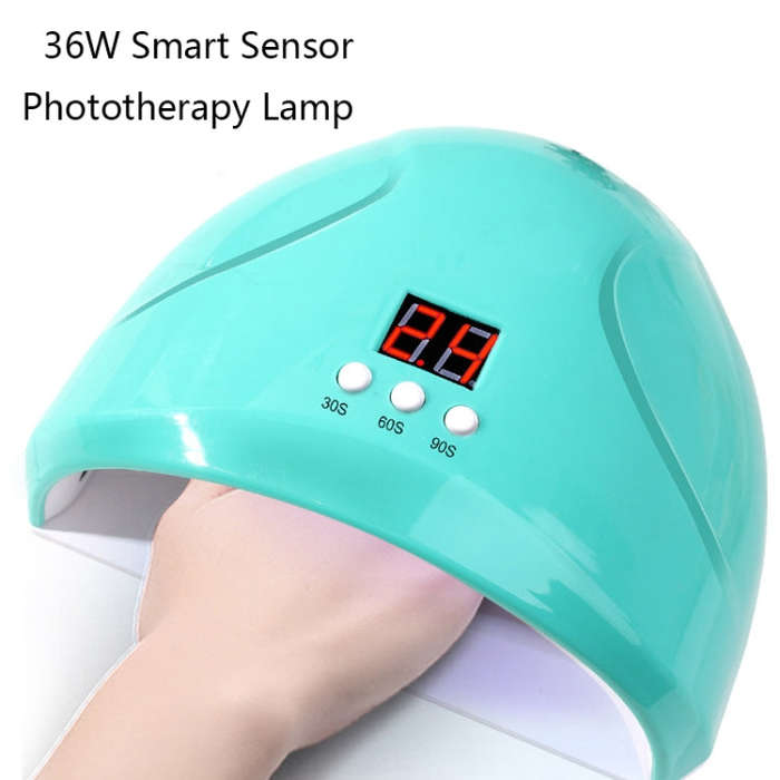 Smart Sensor Nail Phototherapy Lamp Manicure Tool Baking Lamp, Red, Yellow, Blue, Purple, Green, ...