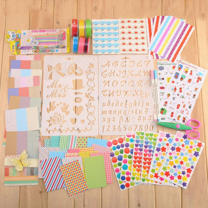 Photo Album Making DIY Accessories Set Hand Book Hand-Made Decorative Accessories, Specification...