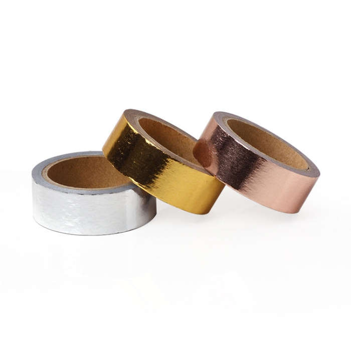 DIY Decorative Hand Account Tape Handmade Decorative Material Tape, Gold, Silver, Rose Gold