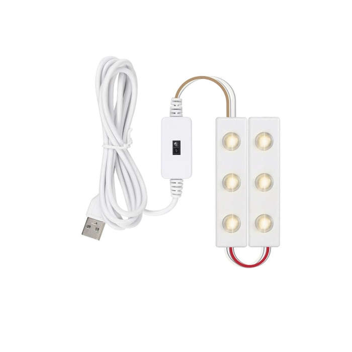 LED Mirror Front Lamp USB Infrared Sensor Makeup Mirror Fill Light, 2 in 1 Infrared Sensor, 6 in ...
