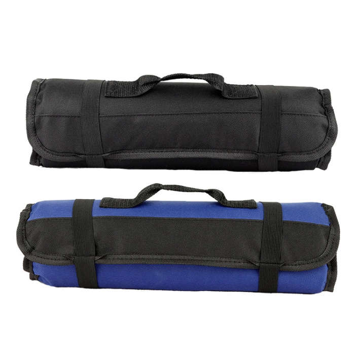 Chef Knife Storage Bag Portable Reel Knife Bag, Black, Blue