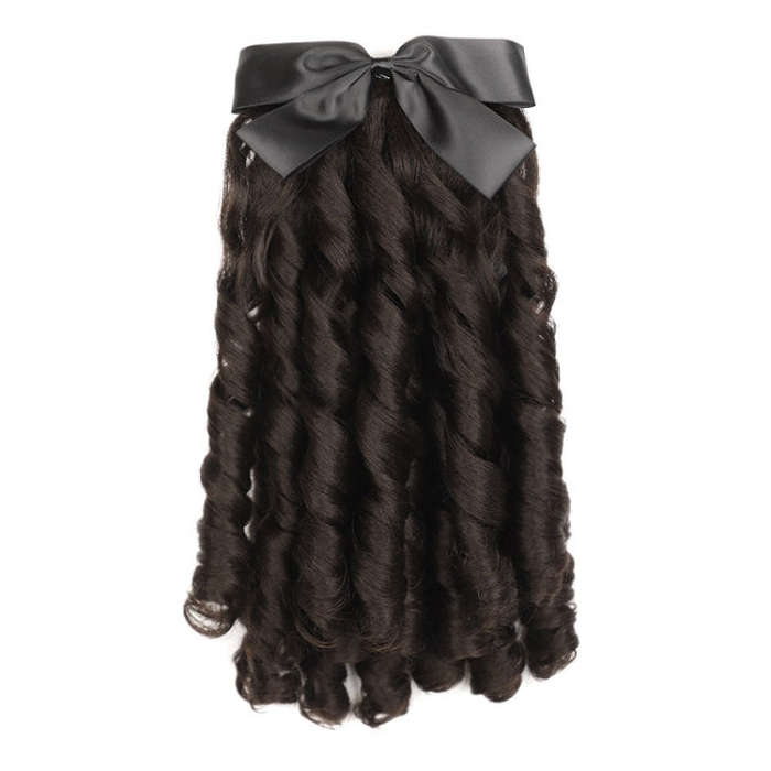 Princess Curly Ponytail Wig Costume Film And Television Retro Prom Comb Ponytail Curly Hair, Natu...