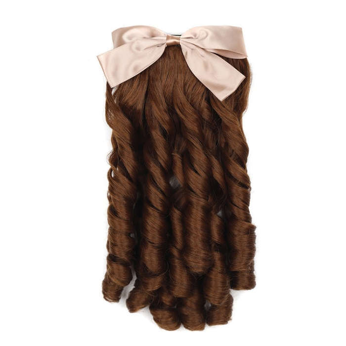 Princess Curly Ponytail Wig Costume Film And Television Retro Prom Comb Ponytail Curly Hair, Natu...