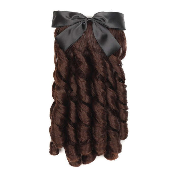 Princess Curly Ponytail Wig Costume Film And Television Retro Prom Comb Ponytail Curly Hair, Natu...