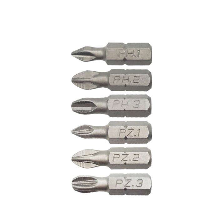 7PCS/set PH2 Strong Magnetic Hand Drill Screwdriver Mouth Anti-Slip Screwdriver Bit, 7PCS/set PH2...