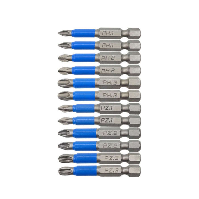 7PCS/set PH2 Strong Magnetic Hand Drill Screwdriver Mouth Anti-Slip Screwdriver Bit, 7PCS/set PH2...