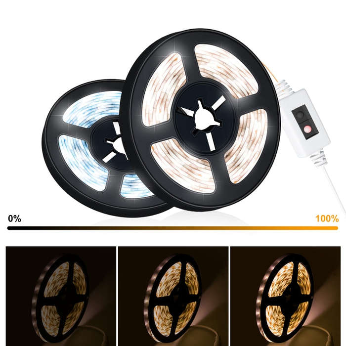Low Voltage Light Strip LED Hand Scan Induction Flexible Soft Lamp Strip Bedroom Ceiling TV Cabin...