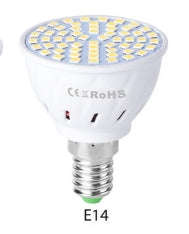 LED Concentrating Plastic Lamp Cup Household Energy-saving Spotlight, 5W B22 48 LEDs, 7W B22 60 L...