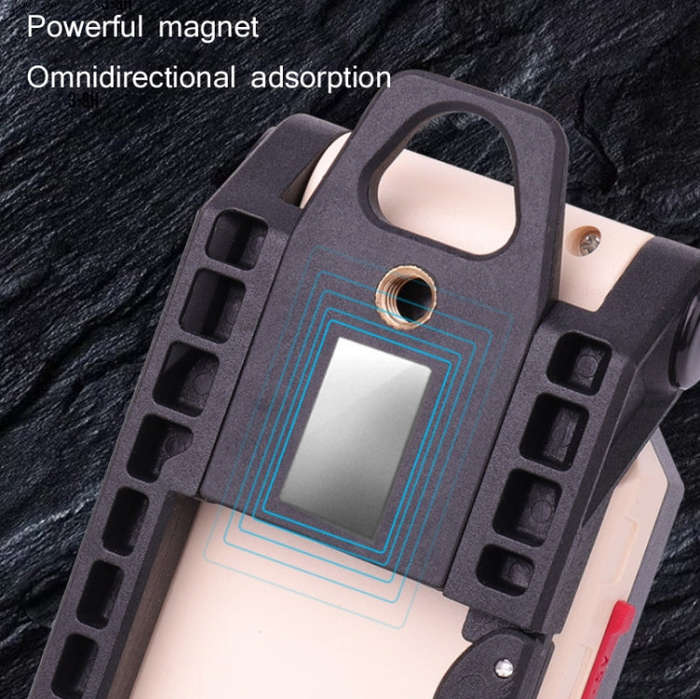 Glare Car Inspection Working Light USB Charging LED Folding Camping Lamp with Hook + Magnet, W559...