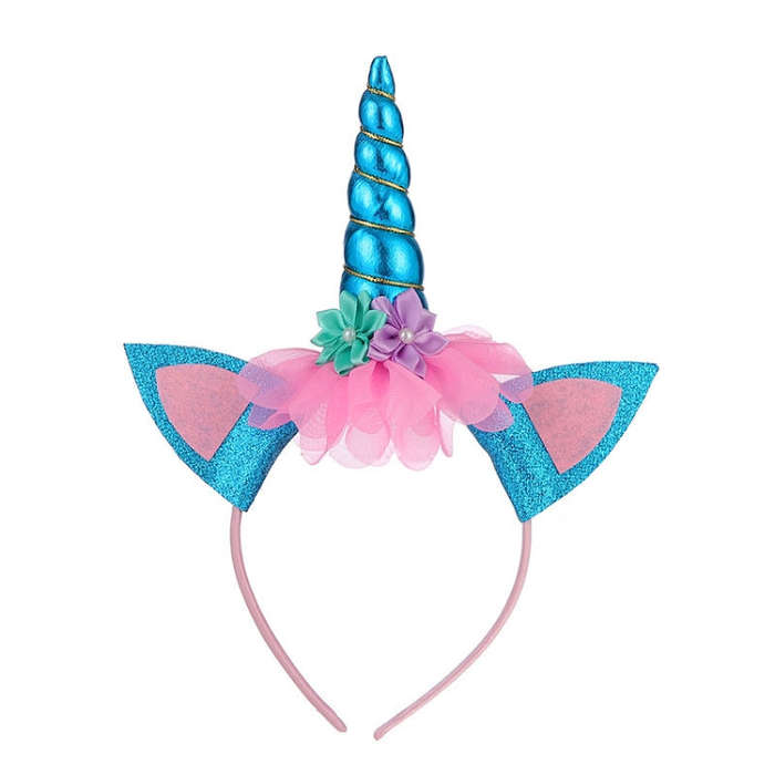 Cartoon Headband Children Birthday Festival Party Hair Accessories, White 1, Silver 1, Colorful 1...
