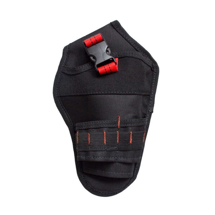 900D Oxford Cloth Kit Waist Bag Electrician Storage Bag, Black Yellow Line + Belt, Black Red Line...