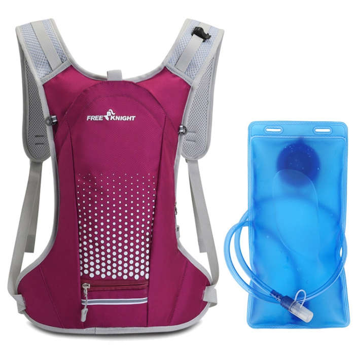 FREE KNIGHT FK0215S Outdoor Cycling Water Bag Vest Hiking Water Supply Backpack with 2L Drinking ...