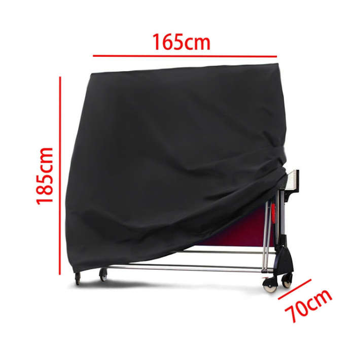 Outdoor Waterproof And Dustproof Table Tennis Table Cover, 165x70x185cm