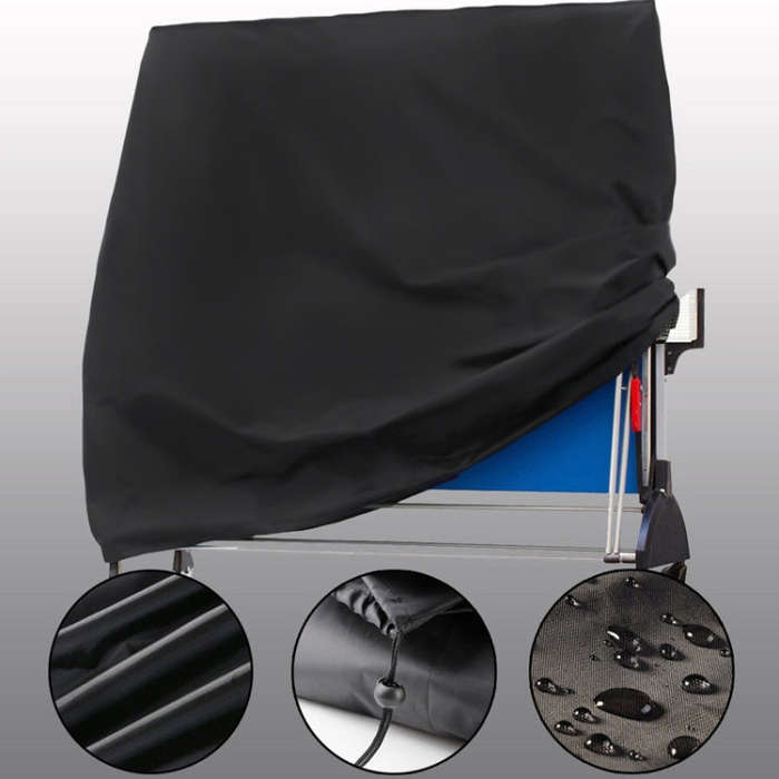 Outdoor Waterproof And Dustproof Table Tennis Table Cover, 165x70x185cm
