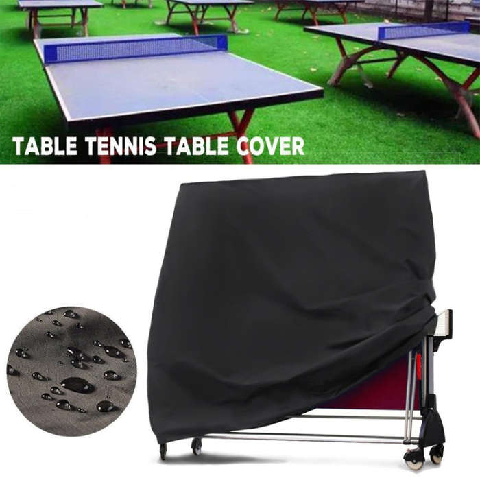 Outdoor Waterproof And Dustproof Table Tennis Table Cover, 165x70x185cm