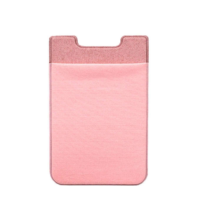 Stretch Lycra Mobile Phone Back Sticker Card Holder Phone Back Wallet Bus Bank Card Holder, Black...