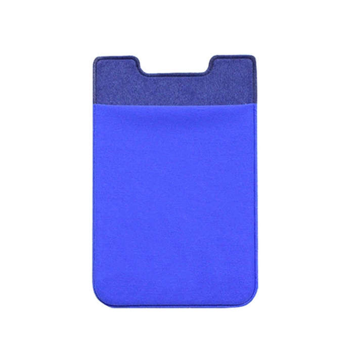 Stretch Lycra Mobile Phone Back Sticker Card Holder Phone Back Wallet Bus Bank Card Holder, Black...