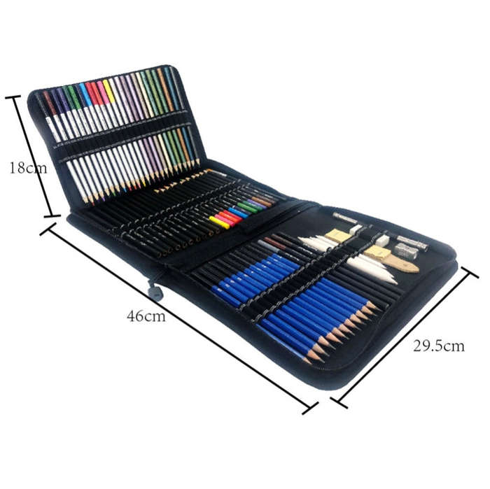 72 in 1 Sketch Pencil Color Lead Set Student Hand-Painted Art Color Pencil, Hand-Painted Art Pencil