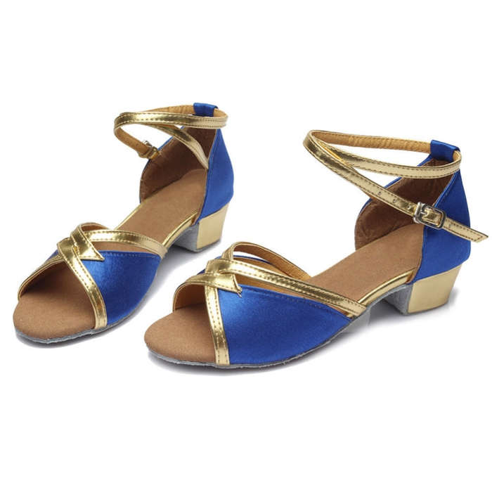 Tango Salsa Latin Low Heel Soft Bottom Dance Shoes for Girls & Women