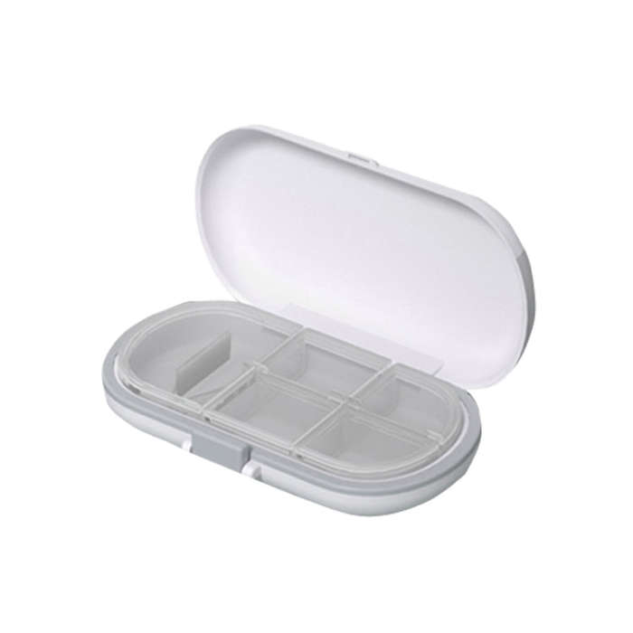 HW073 Portable Cut Medicine Large-capacity Pill Box Compartment Sealed Small Pill Box