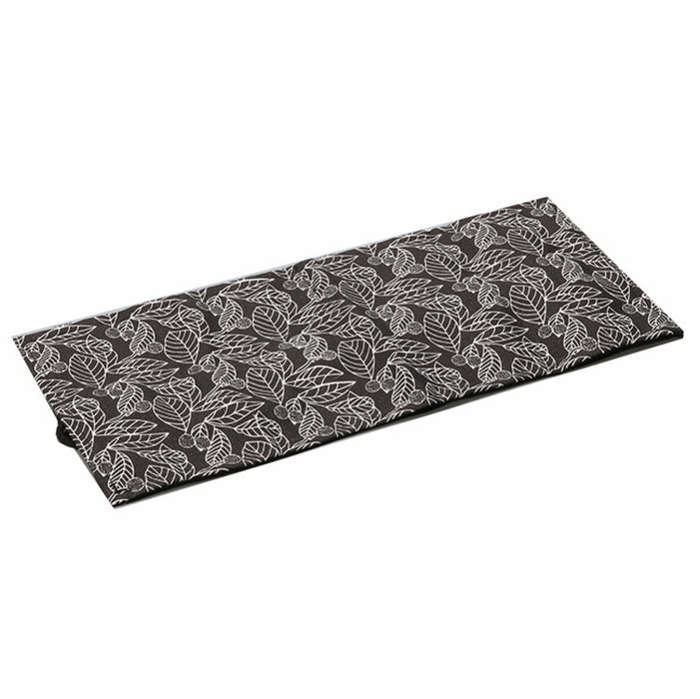 12 Holes Black Leaf Canvas Printing Pen Curtain Large Capacity Roll Pen Bag Sketch Color Lead Pen...