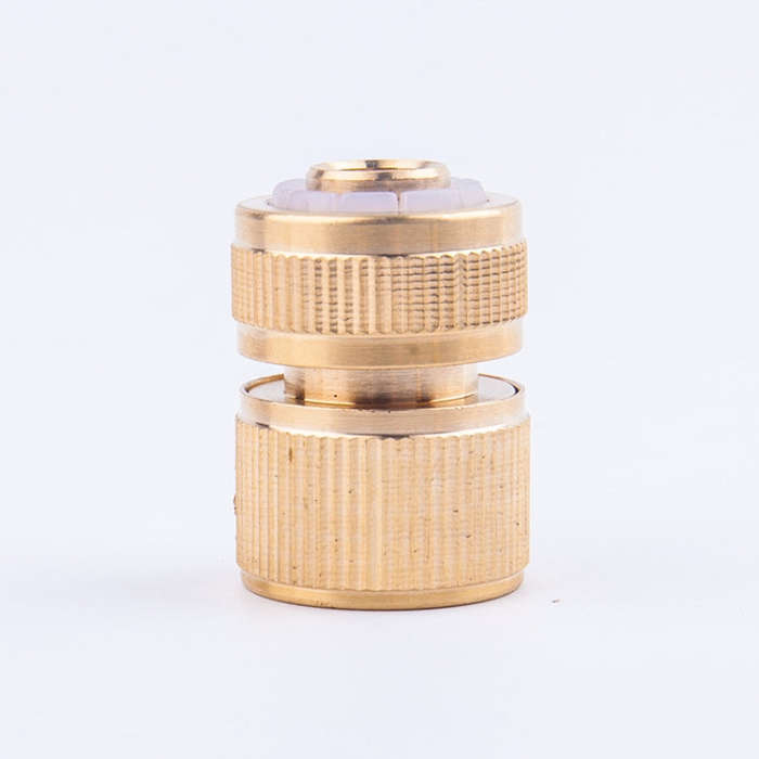 Car Washing Garden Water Pipe Pure Copper Quick Connect Water Joint, 4pcs Copper