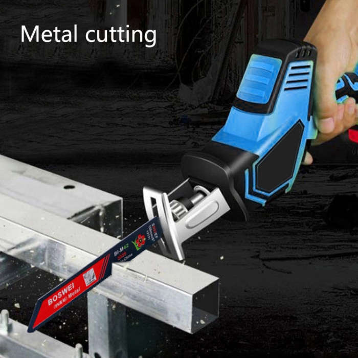 BOSWEI Hardcore Reciprocating Saw Strip Fine Teeth Saber Saw Blade Metal Plastic Wood Bimetal Cur...