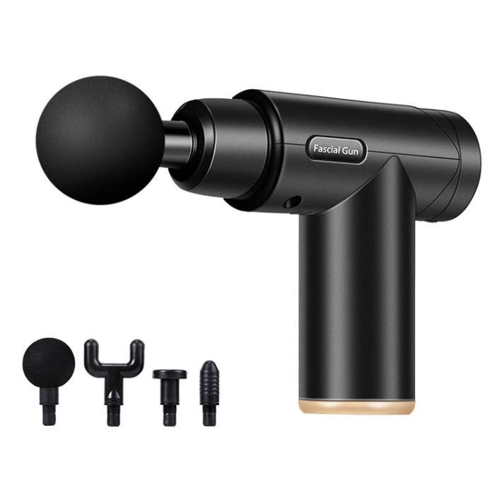 Fascia Massager Mini Electric Muscle Massager Portable Fitness Muscle Relaxing Massager, Button, LCD