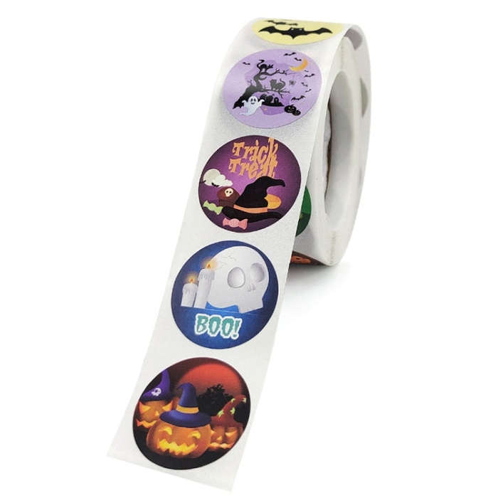Halloween Childrens Toy Stickers Gift Decoration Gift Sealing Stickers, 2.5cm / 1 Inch