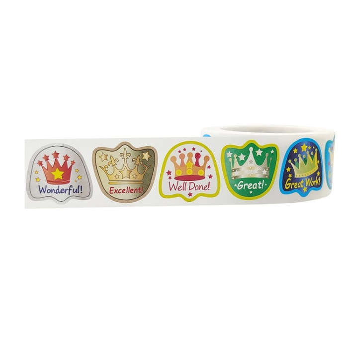 Teachers Reward Students With Cartoon Pattern Fun Encouragement Stickers Gift Decoration Label, 2...
