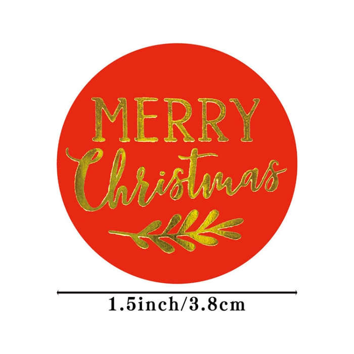 LG-210730-38-003 Christmas Decoration Sticker Gift Envelope Label, LG-210730-38-003