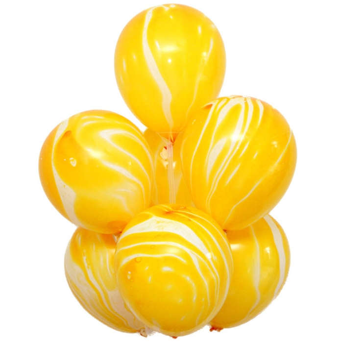100 PCS 10 Inch Agate Latex Balloon Wedding Festival Party Decorative Balloon, Blue, Green, Red, ...