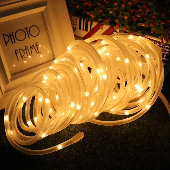 Holiday Party Decoration Tube String Lights LED Garden Decoration Casing Light with Remote Contro...