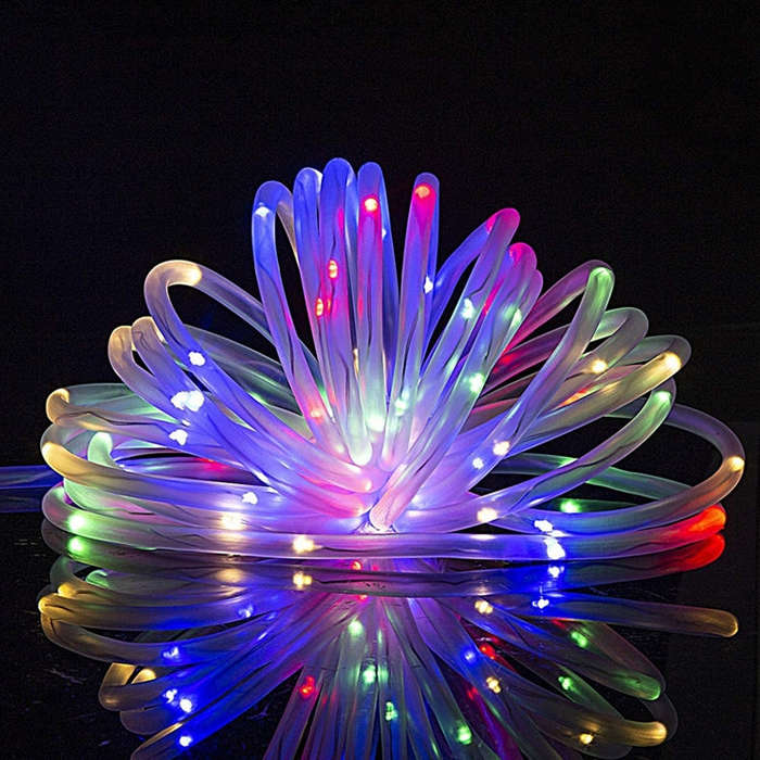 Holiday Party Decoration Tube String Lights LED Garden Decoration Casing Light with Remote Contro...