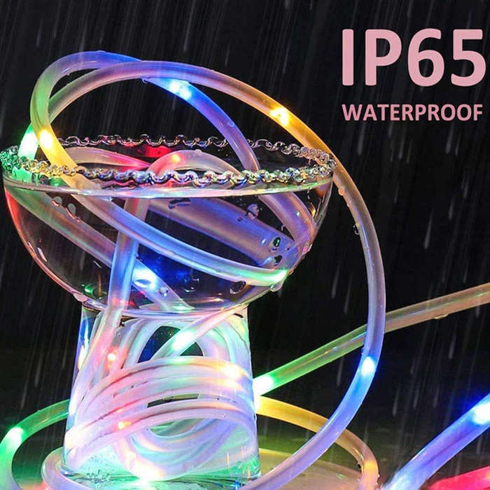 Holiday Party Decoration Tube String Lights LED Garden Decoration Casing Light with Remote Contro...