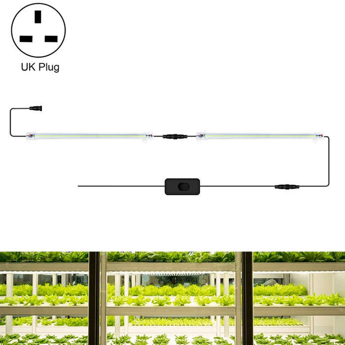 LED Plant Lamp Household Full Spectral Filling Hard Lamp Strip, Style:, 30cm 1 Head, 30cm 2 Head,...