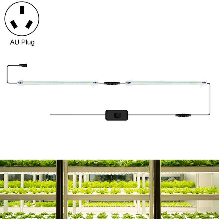 LED Plant Lamp Household Full Spectral Filling Hard Lamp Strip, Style:, 30cm 1 Head, 30cm 2 Head,...