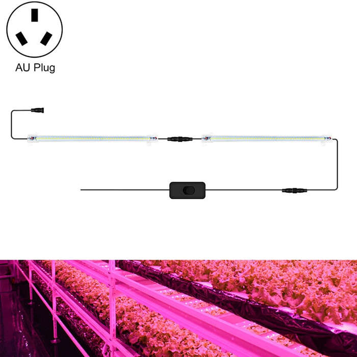 LED Plant Lamp Household Full Spectral Filling Hard Lamp Strip, Style:, 30cm 1 Head, 30cm 2 Head,...