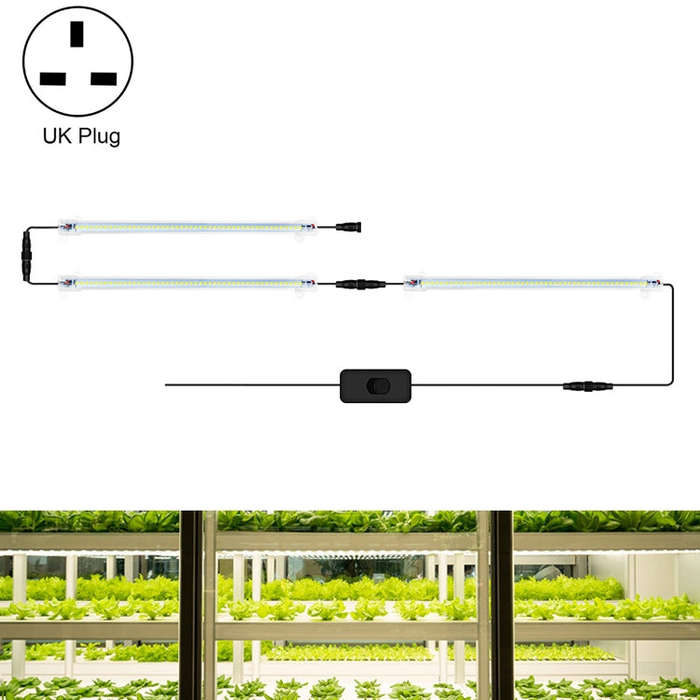 LED Plant Lamp Household Full Spectral Filling Hard Lamp Strip, Style:, 30cm 1 Head, 30cm 2 Head,...