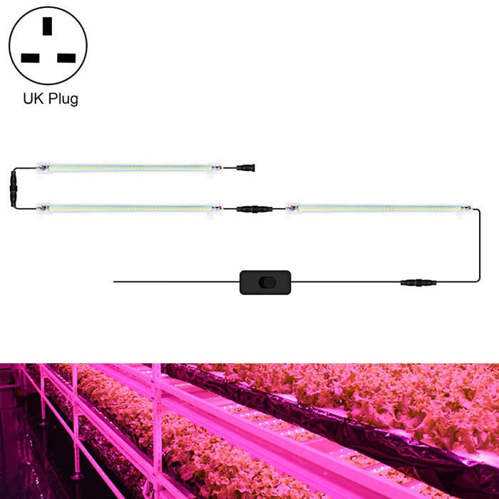 LED Plant Lamp Household Full Spectral Filling Hard Lamp Strip, Style:, 30cm 1 Head, 30cm 2 Head,...