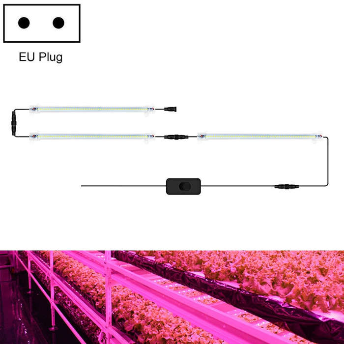 LED Plant Lamp Household Full Spectral Filling Hard Lamp Strip, Style:, 30cm 1 Head, 30cm 2 Head,...