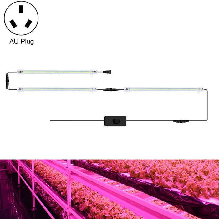 LED Plant Lamp Household Full Spectral Filling Hard Lamp Strip, Style:, 30cm 1 Head, 30cm 2 Head,...