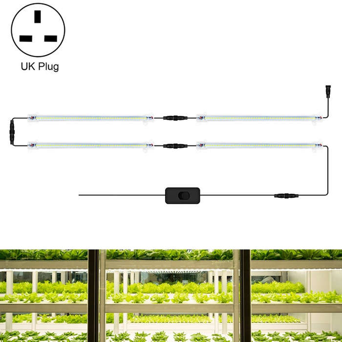LED Plant Lamp Household Full Spectral Filling Hard Lamp Strip, Style:, 30cm 1 Head, 30cm 2 Head,...