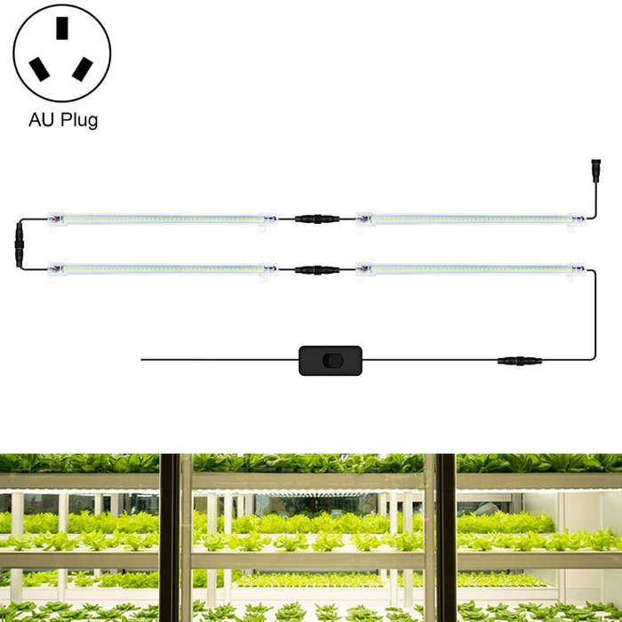LED Plant Lamp Household Full Spectral Filling Hard Lamp Strip, Style:, 30cm 1 Head, 30cm 2 Head,...