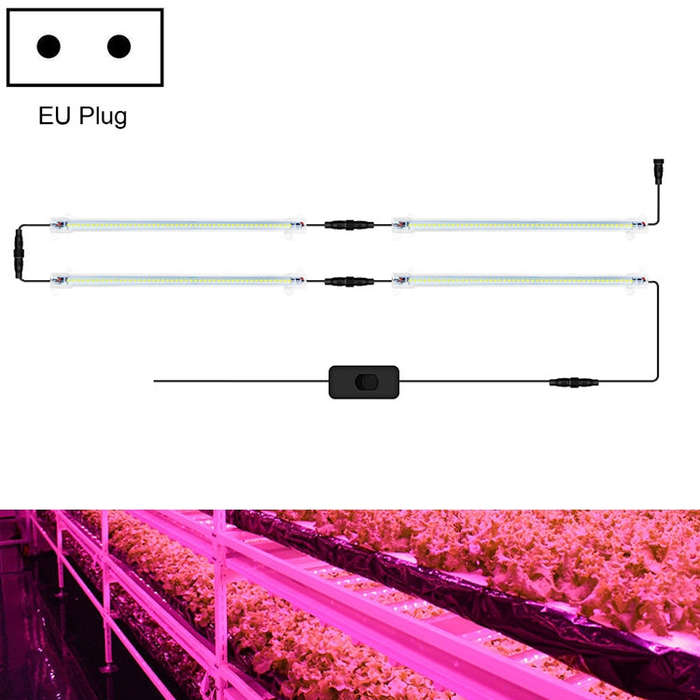LED Plant Lamp Household Full Spectral Filling Hard Lamp Strip, Style:, 30cm 1 Head, 30cm 2 Head,...