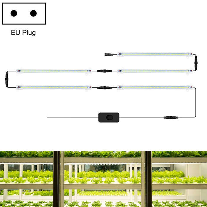 LED Plant Lamp Household Full Spectral Filling Hard Lamp Strip, Style:, 30cm 1 Head, 30cm 2 Head,...