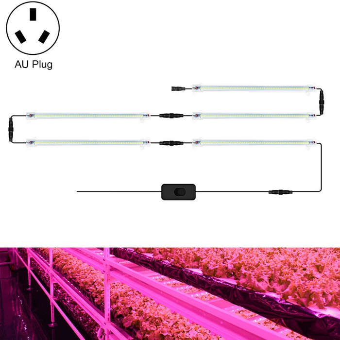 LED Plant Lamp Household Full Spectral Filling Hard Lamp Strip, Style:, 30cm 1 Head, 30cm 2 Head,...
