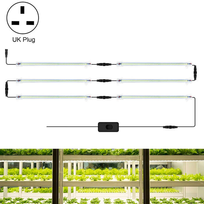 LED Plant Lamp Household Full Spectral Filling Hard Lamp Strip, Style:, 30cm 1 Head, 30cm 2 Head,...
