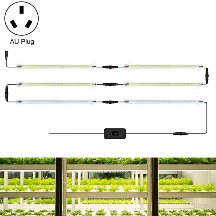 LED Plant Lamp Household Full Spectral Filling Hard Lamp Strip, Style:, 30cm 1 Head, 30cm 2 Head,...