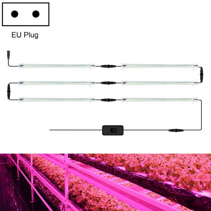 LED Plant Lamp Household Full Spectral Filling Hard Lamp Strip, Style:, 30cm 1 Head, 30cm 2 Head,...